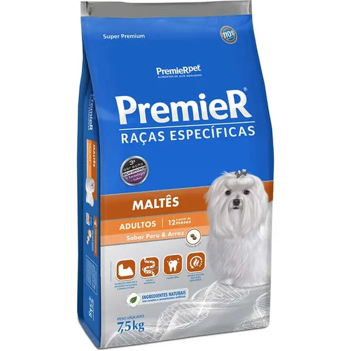 Ração PremieR Raças Específicas Maltês Adulto 2,5 kg