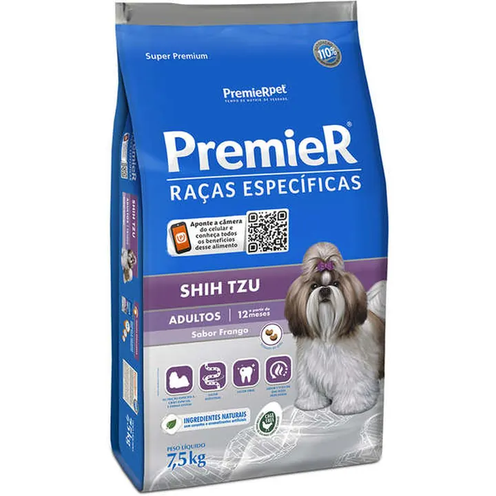 Ração PremieR Raças Específicas Shih Tzu Adulto 2,5 kg