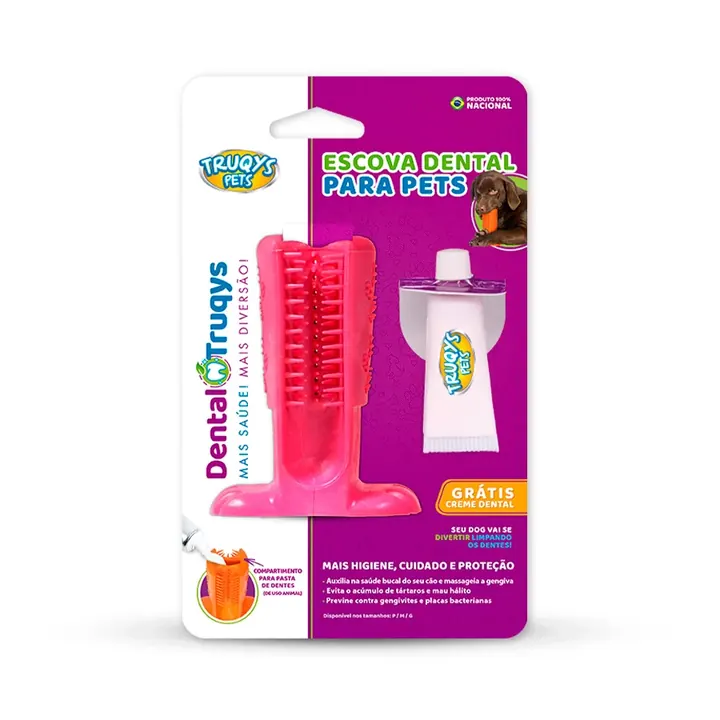 Brinquedo Truqys Escova Dental para Cães