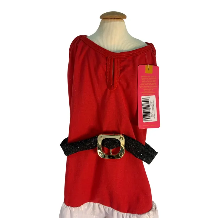 Vestido para cachorro Mamãe Noel